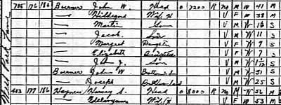 1930 Census for Boerners