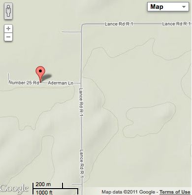 Lance Road and Aderman Lane outside of Daggett, MI