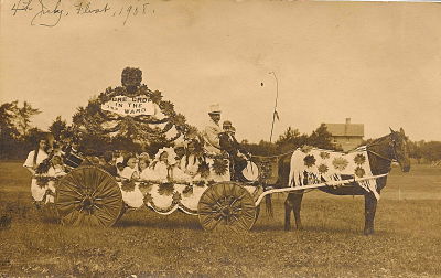 A postcard from July 4, 1908.