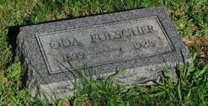 Oda (Bates) Fulscher gravestone.