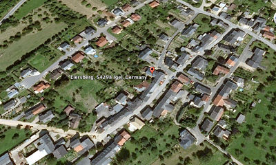 A closer view of Liersberg, Germany now (from Google Earth).